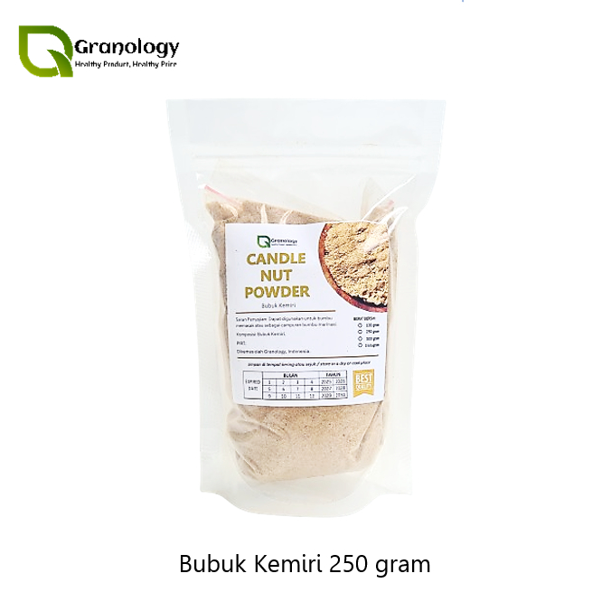 

Kemiri Bubuk / Candlenut Powder (250 gram) by Granology