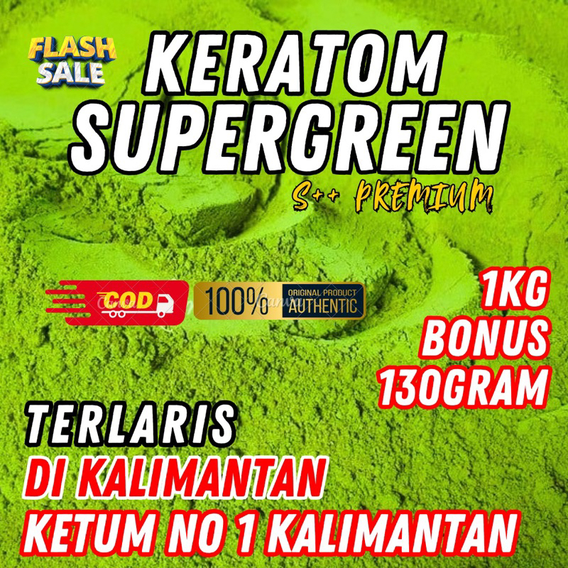 

bubuk nano hijau kalimantan grade s+ 1kg