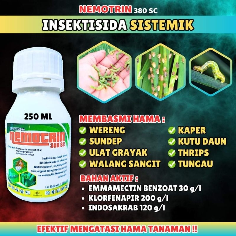 OBAT INSEKTISIDA SISTEMIK ORIGINAL - Nemotrin 250ml Paling Ampuh