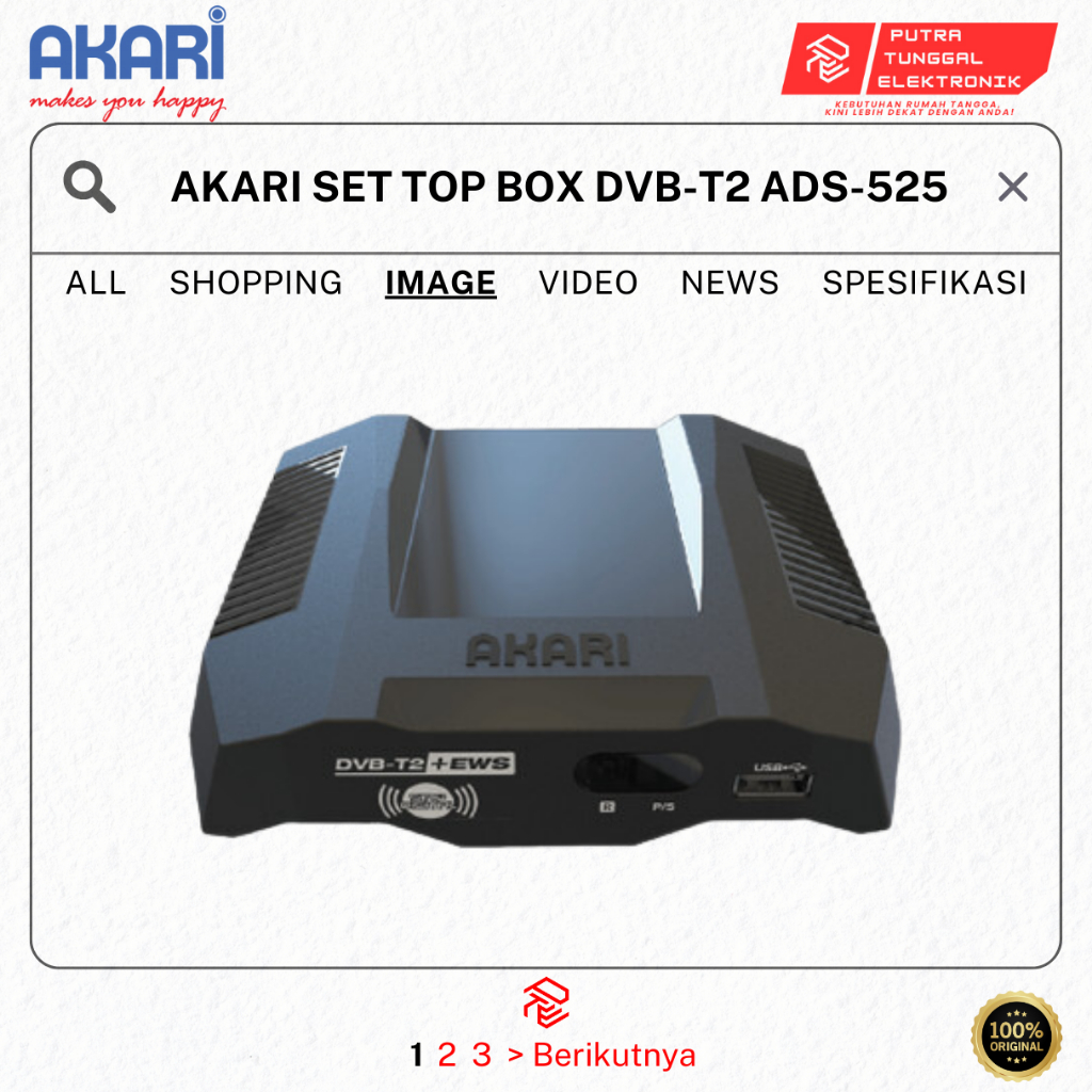 Akari Set Top Box DVB-T ADS-525