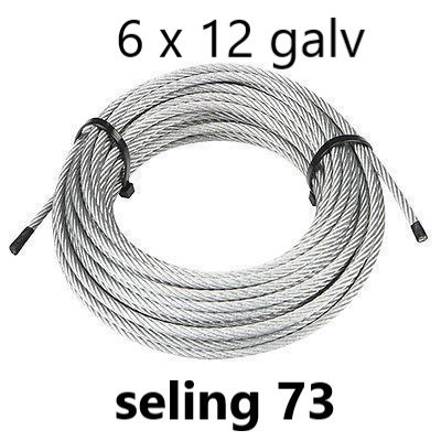 Kawat seling 12mm baja galvanis/wire rope 12mm/kawat sling 12mm galvanis