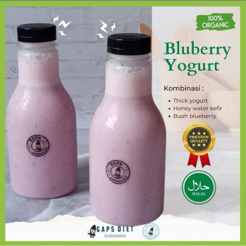 

Blueberry Yoghurt Drink Grassfed Cow Milk By Gaps Diet Indonesia