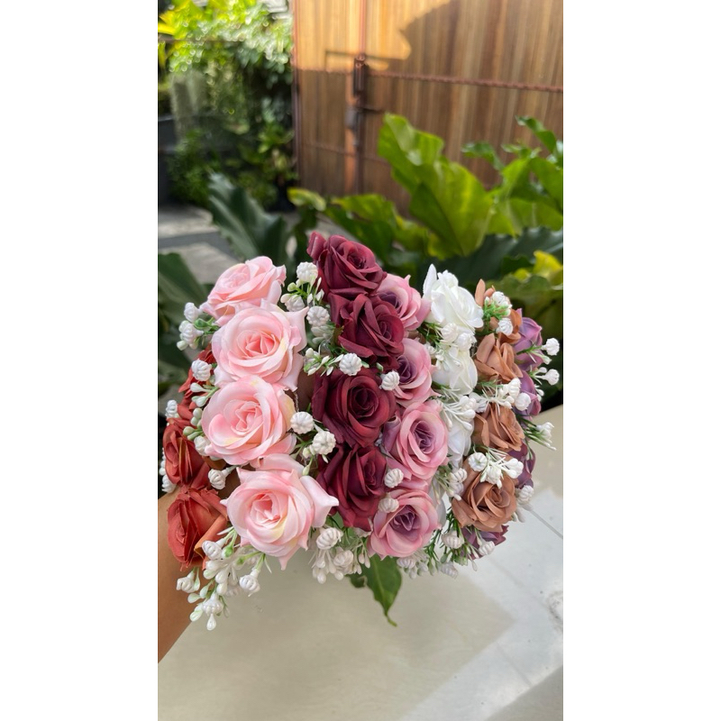 semangi bunga mawar/semanggi bunga mawar deret/semanggi bunga/ semanggi cantik/ semanggi simpel/ sem