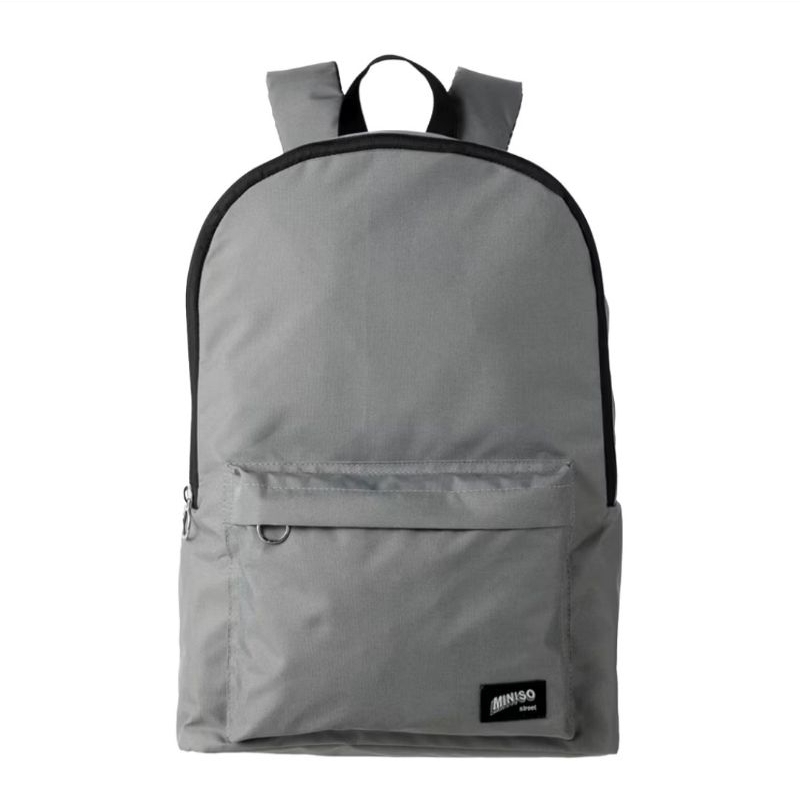 Miniso Backpack Ransel Tas Laptop Tas Penyimpanan Perjalanan Unisex Sekolah Kuliah Kerja Pria Wanita