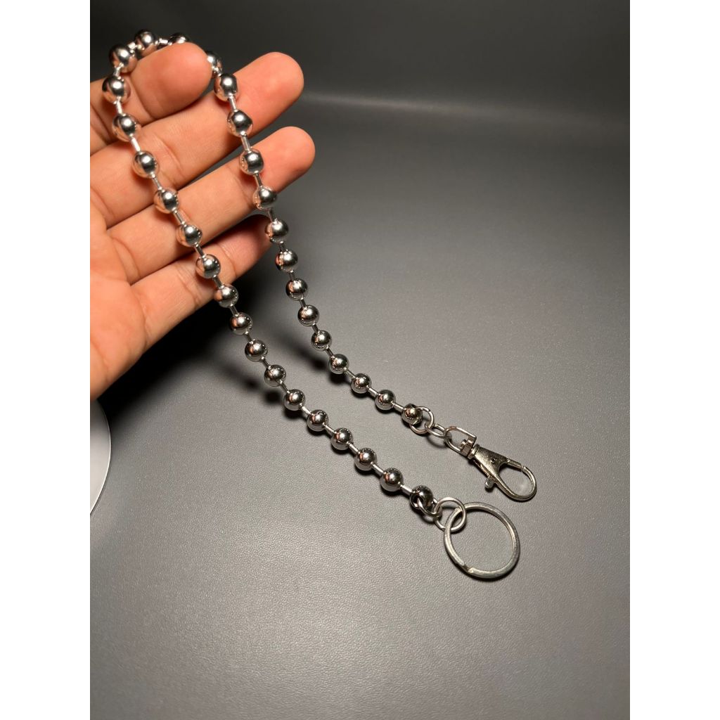 Rantai Dompet Pria Style Punk Titanium Anti Karat Tidak Mudah Luntur - Rantai Celana Skena Pria Wani