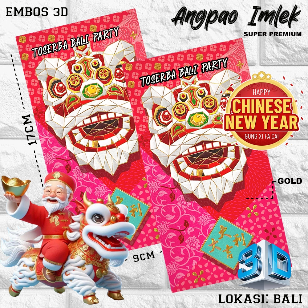 

KERTAS ANGPAO IMLEK BARONGSAI 3 SUPER PREMIUM 4D
