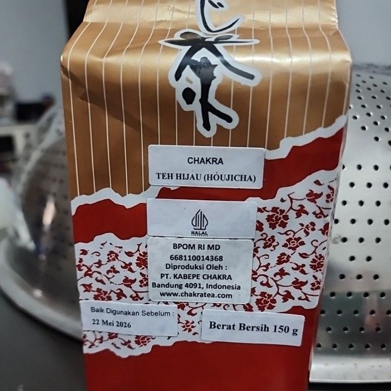 

Teh Hijau Chakra Houjicha 150gr New