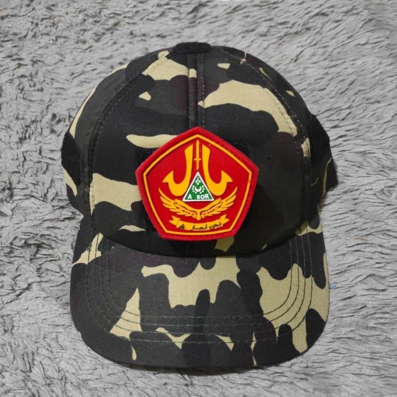 TOPI BANSER PATCH LOGO TOPI TACTICAL LORENG BANSER