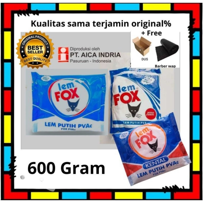 

Lem fox putih kental 600 g