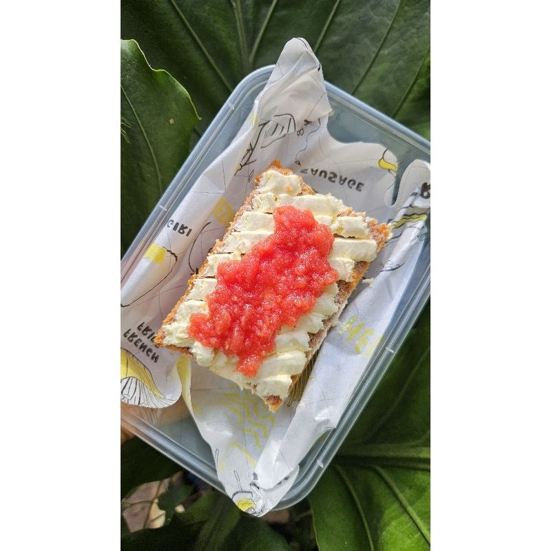 

Gluten Free Guava Cheese Slice Cake with Natural Cream Cheese Frosting