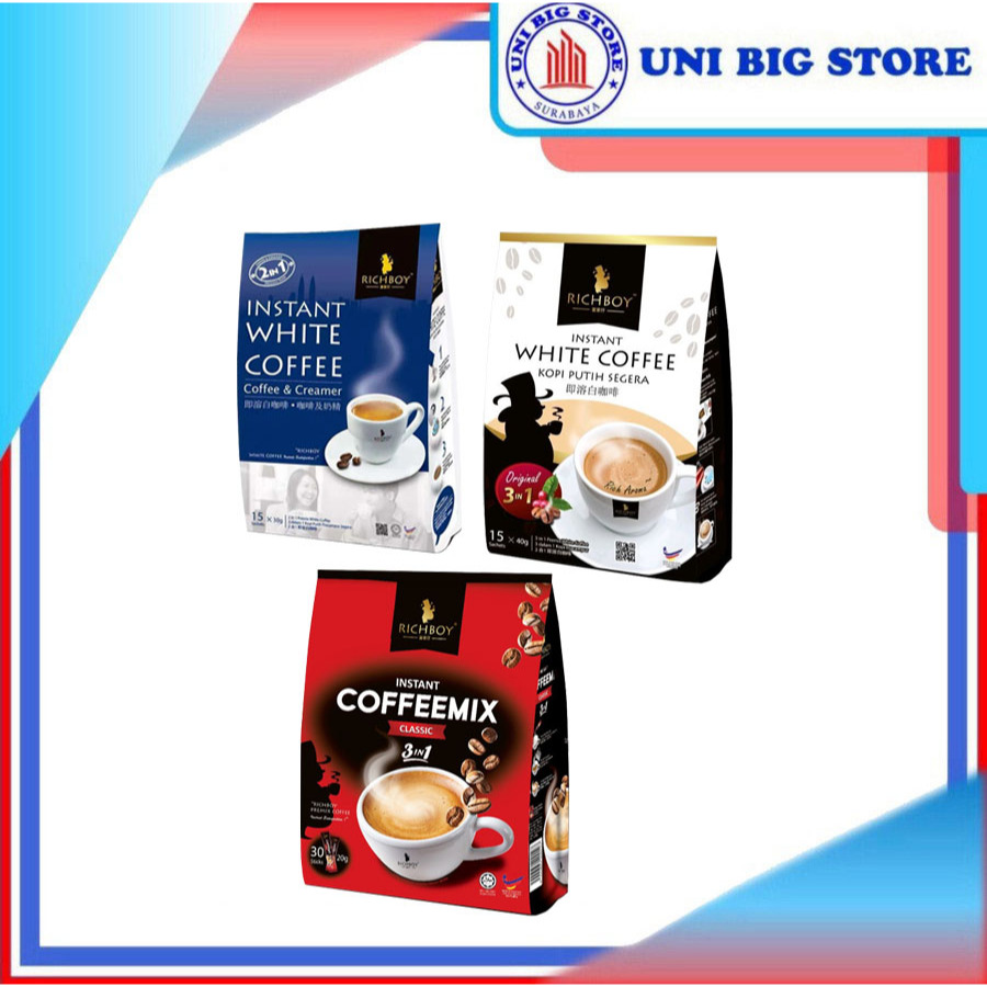 

Rich Boy Instant CoffeeMix Classic & White Coffee BAG Kopi Bubuk Instan