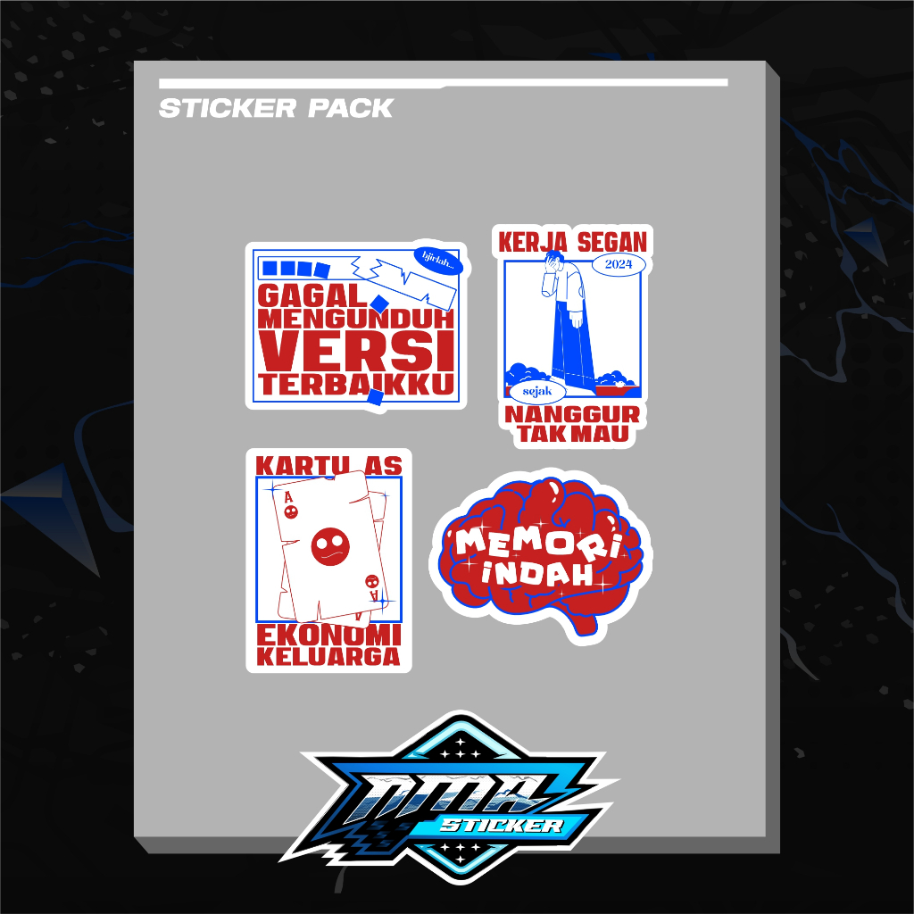 

STICKER PACK KATA KATA MOTIVASI CUTTING WATERPROOF