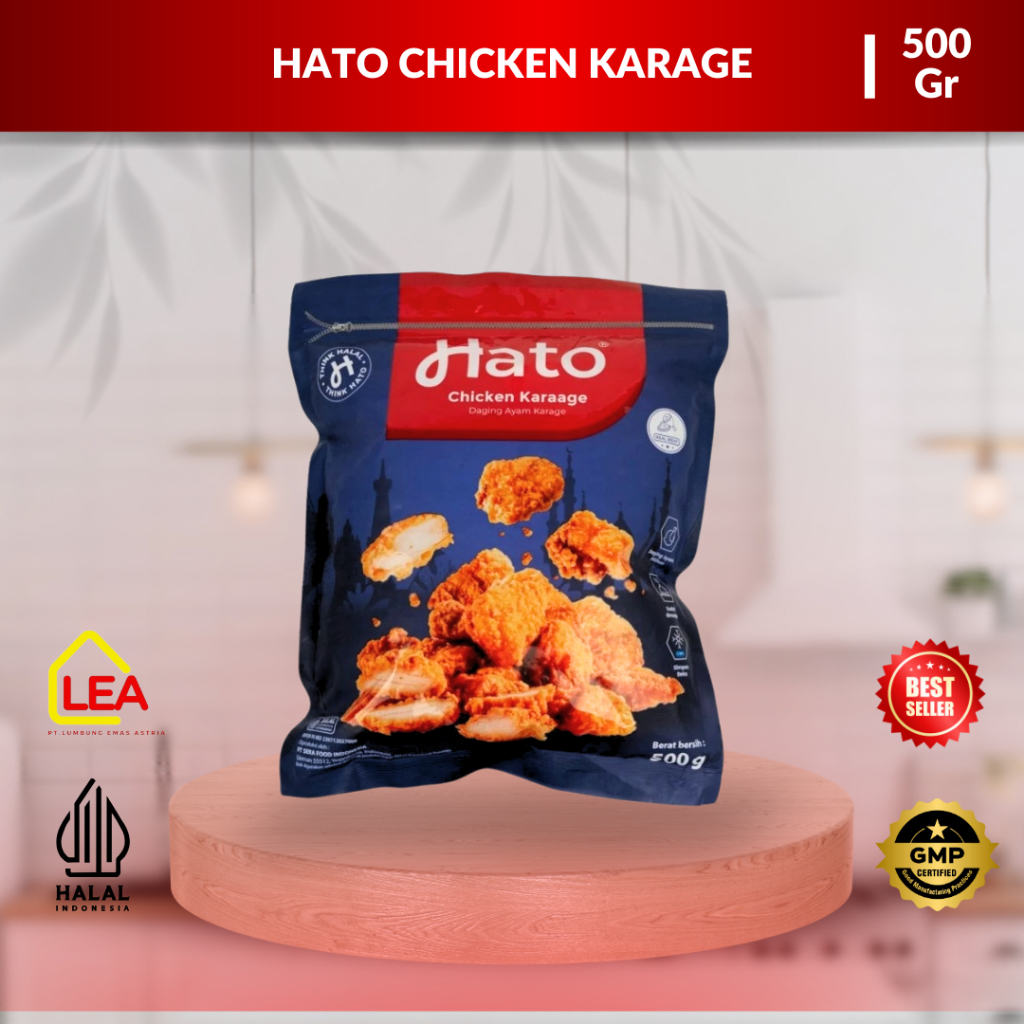 

Hato Chicken Karage Daging Ayam 500 Gr