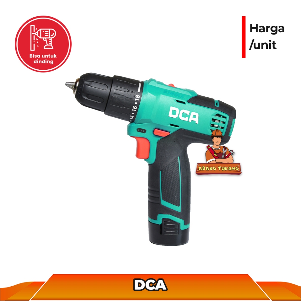 DCA Mesin Bor Baterai DCA Impact ADJZ1202iE 12V ADJZ1202i type E