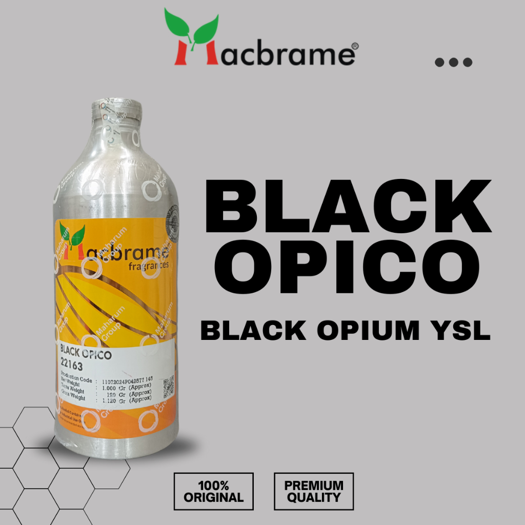 Bibit Parfum Bl4ck Opium Ysl 1kg Macbrame Black Opico