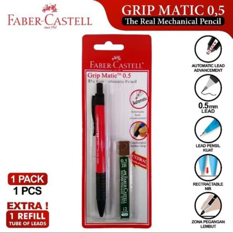 

Faber-Castell Grip Matic 0.5 The Real Mechanical Pencil