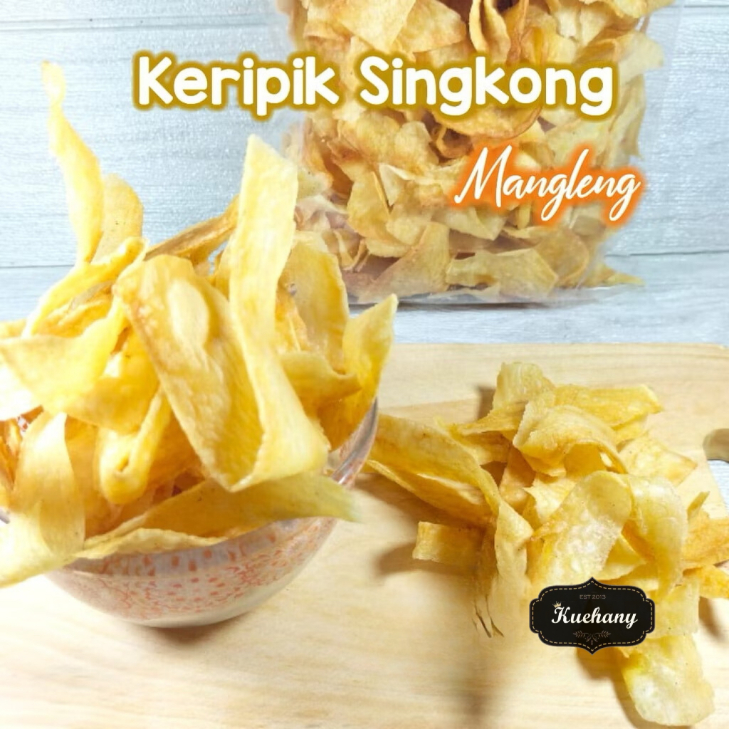 

KERIPIK SINGKONG 1 KG / SINGKONG MANGGRENG / SINGKONG KILOAN / JADUL