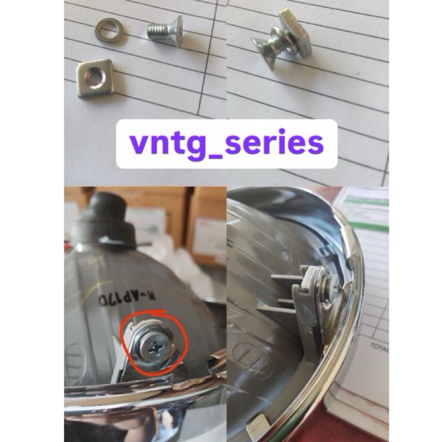 Baut ring lampu ke cincin lampu ninja ss Baut Ring/Cincin Lampu depan ninja ss lampu bulat baut stel