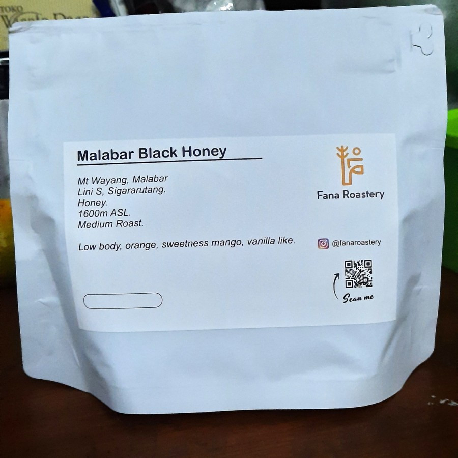 

Malabar Black Honey Fresh Roast 200 Gram 1600m ASL