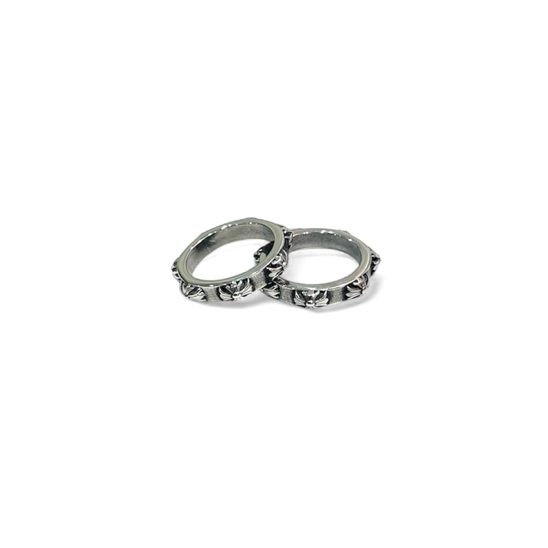 Chrome Ring Stainless Steel - Cincin Chrome Heart Anti Karat
