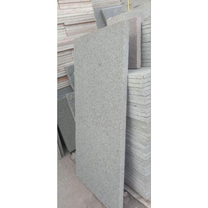 Batu andesit bakar 40X60 tebal 2 cm
