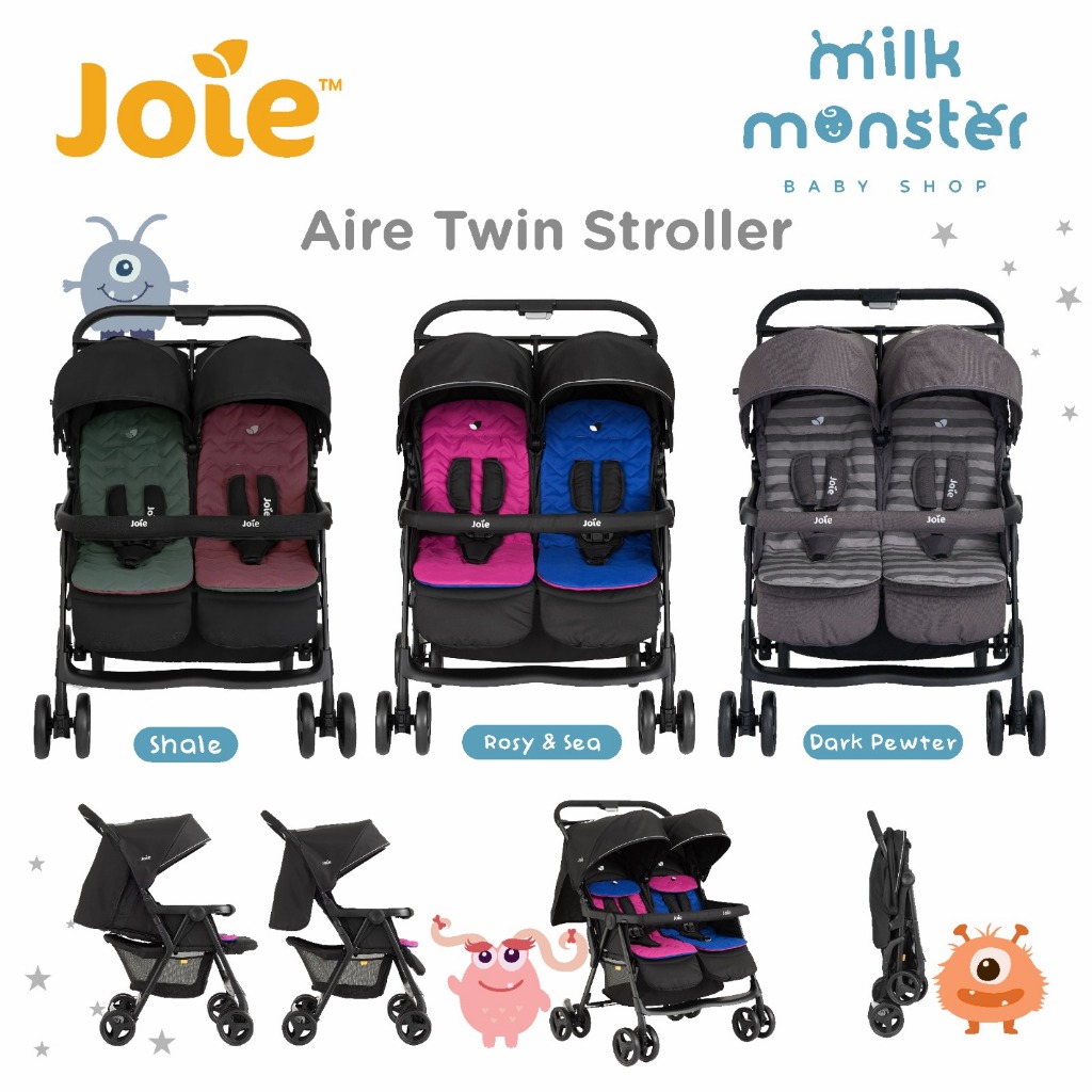Joie Aire Twin Stroller / Kereta dorong bayi kembar