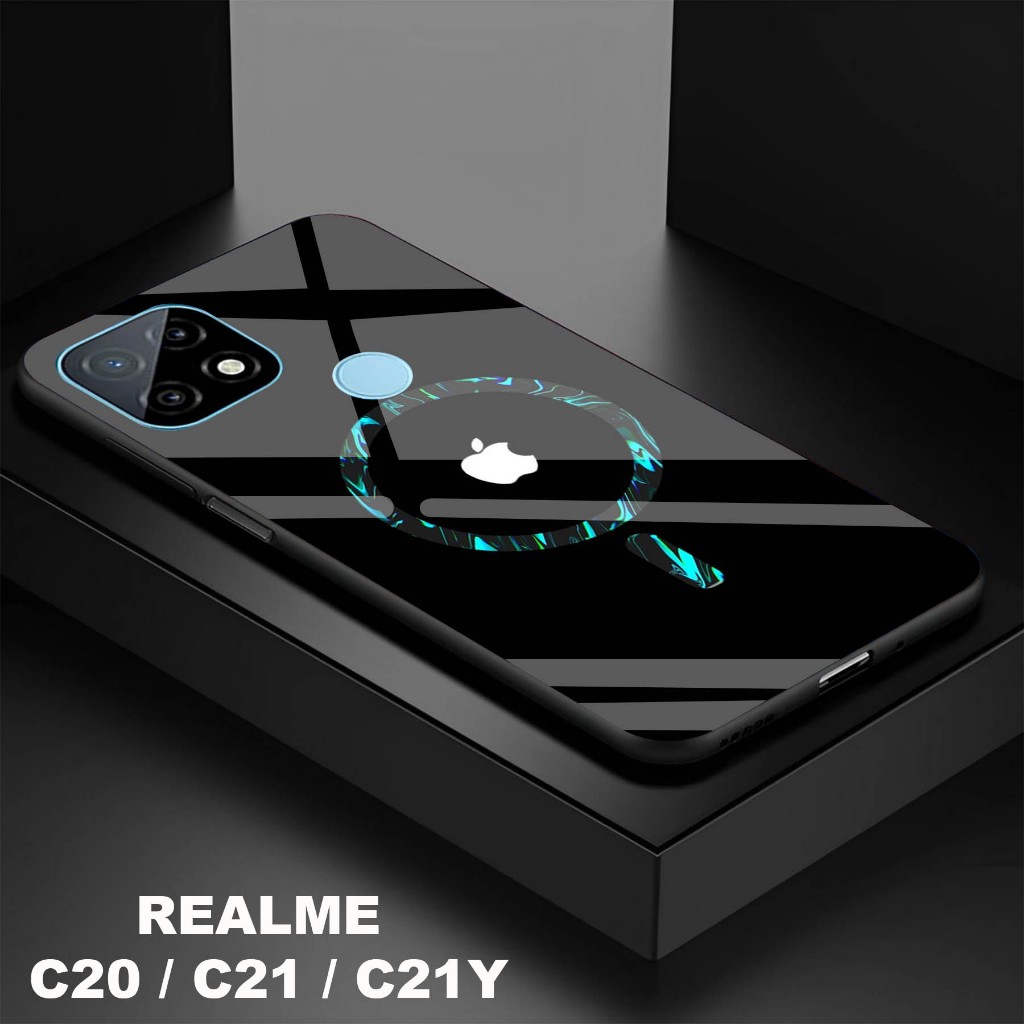 Softcase Kaca Kilau Realme C20 / C21 C21Y - Softcase Kaca Realme C20 / C21 C21Y - Softcase Kaca Kila