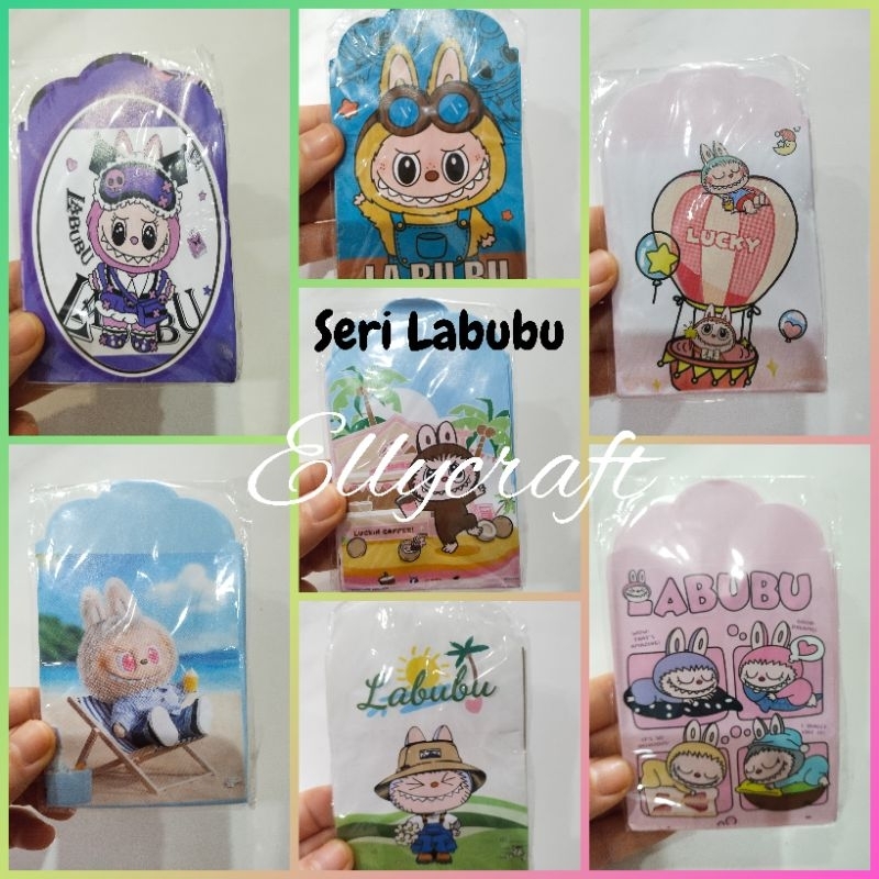 

1pak (8pc) Amplop Motif Labubu/Amplop Natal/Amplop Lebaran/Idul Fitri/Angpao Imlek