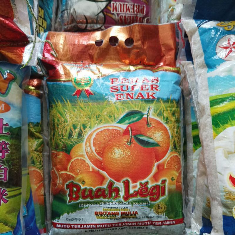 

Beras Super Enak BUAH LEGI 5 KG