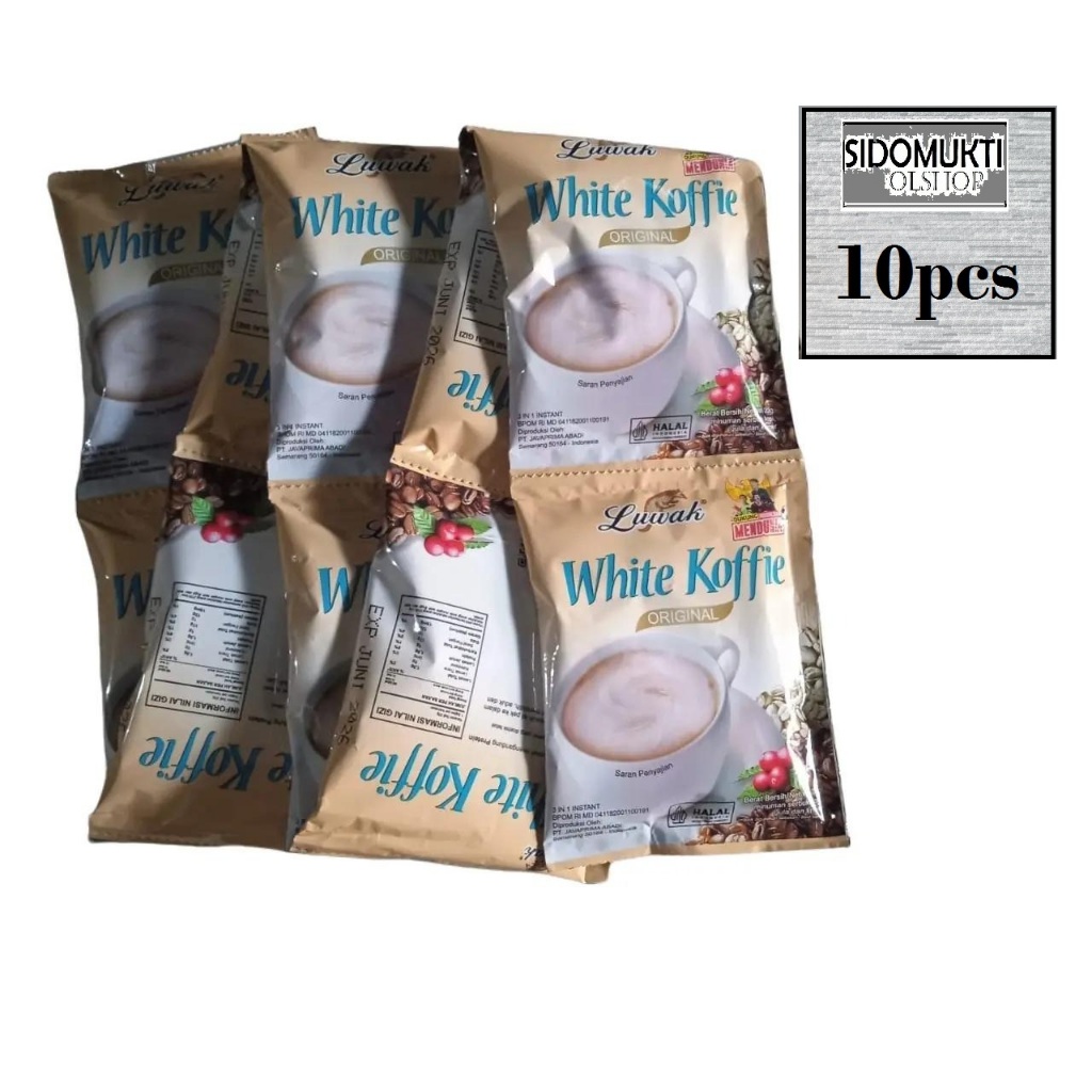 

Kopi Luwak White Koffie Original 20gr x 10pcs /1 renteng