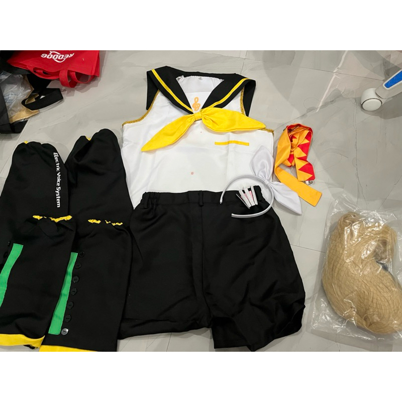 preloved kagamine rin vocaloid cosplay set