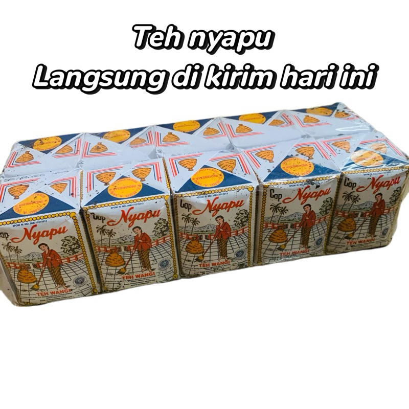 

Teh nyapu 1pak isi 10pcs/40gram