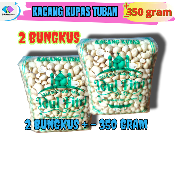 

KACANG KUPAS TUBAN ASLI PAKET 2 BUNGKUS X 350 GR