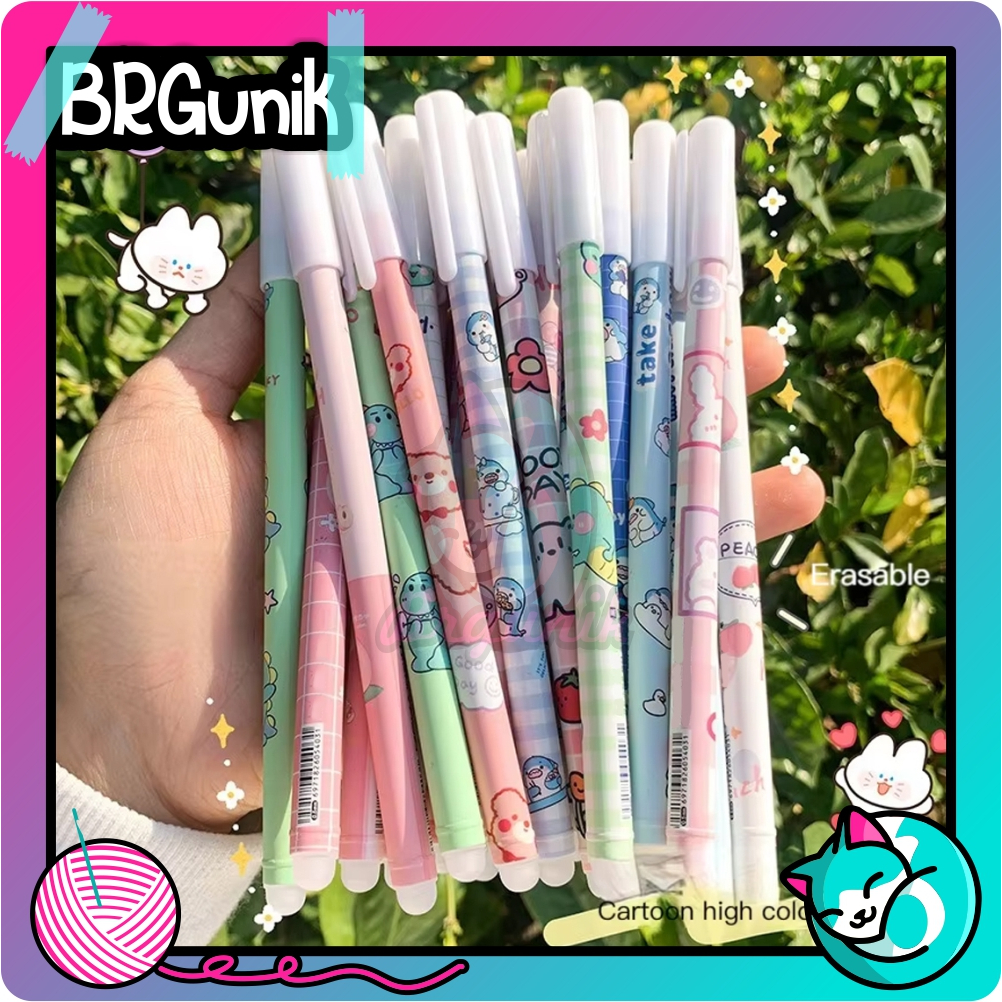 

BRGUNIK PULPEN HAPUS GEL MOTIF LUCU IMUT / PEN HAPUS / ERASABLE PEN FS S142