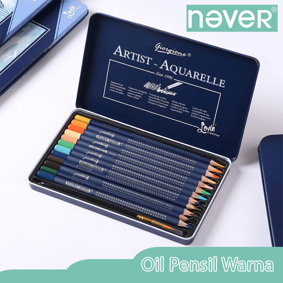 

Never Official - Oil Pensil Warna Water Color/ Pencil Color