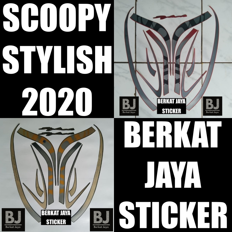 Striping Sticker Honda Scoopy Stylish 2020