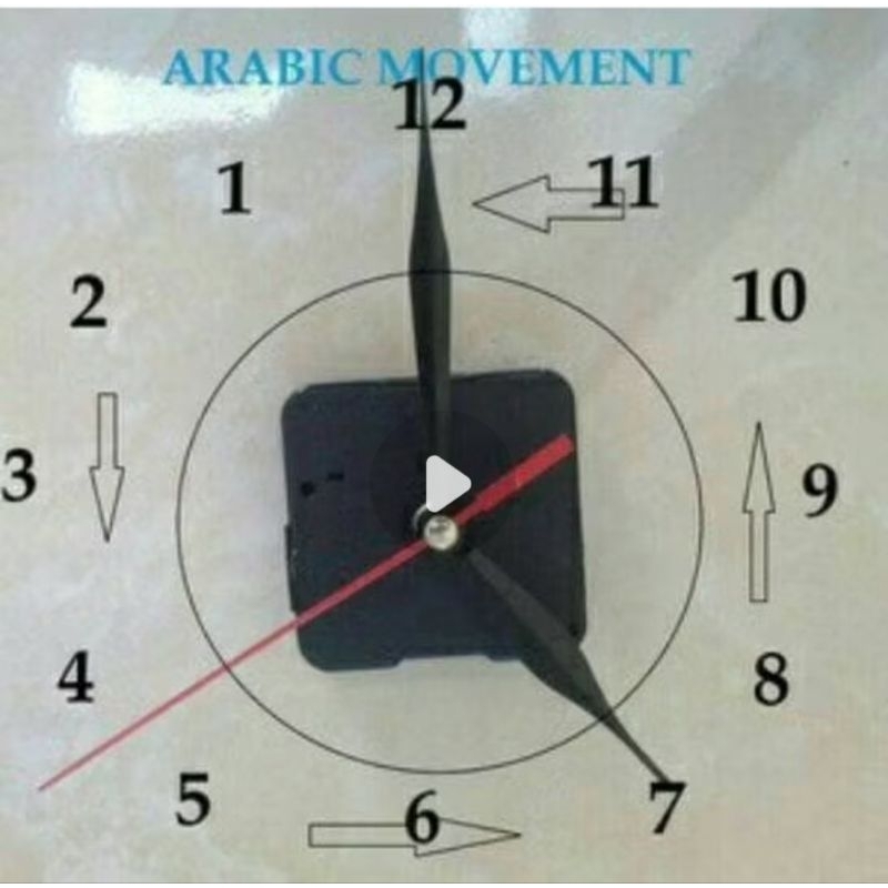 mesin jam dinding Arabic mesin jam dinding premium arabic mesin jam dinding sepul besar arabic origi