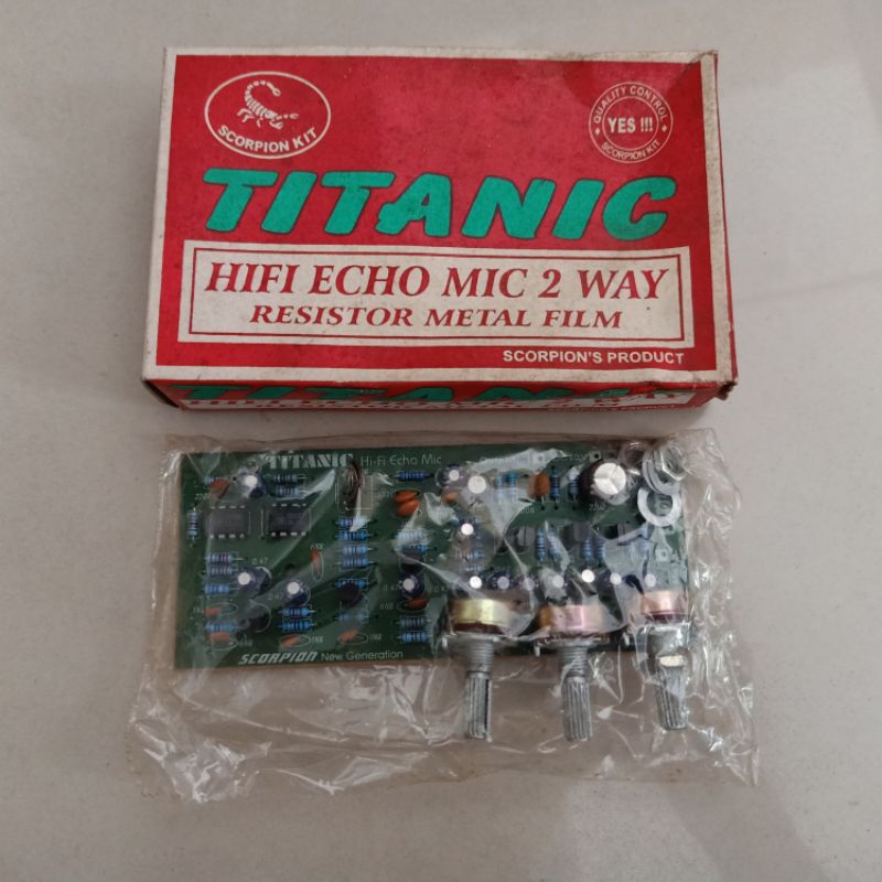 BJ - SCORPION KIT TITANIC HIFI ECHO MIC 2 WAY RESISTOR METAL FILM