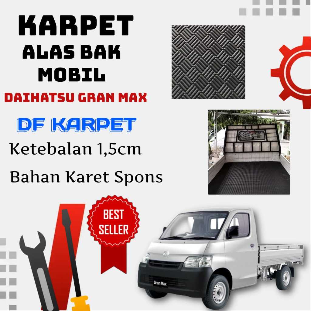 KARPET ALAS BAK MOBIL PICK UP DAIHATSU GRAND MAX / KARPET MOBIL / KARPET BAK MOBIL