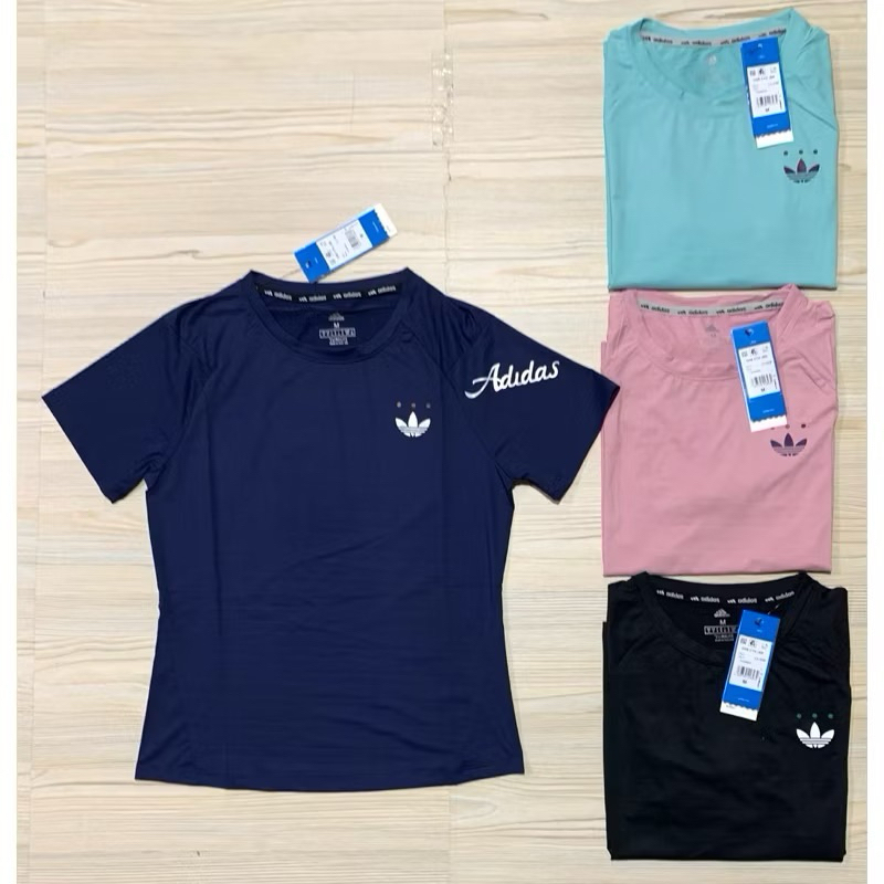 KAOS WANITA OLAHRAGA RUNNING GYM ADIDAS CLIMALITE PREMIUM T-SHIRT LADIES ATASAN