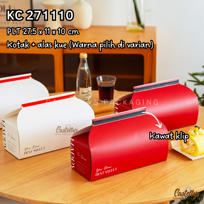 

Kotak Box Kue KC 271110 Roll Cake Bolu Gulung Lapis Spiku Cookies Kue Kering Natal Imlek Lebaran dll