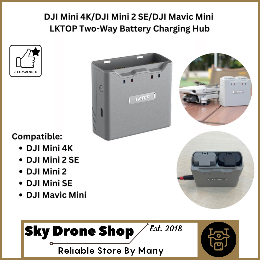 Battery Charging Hub DJI Mini 4K DJI Mini 2 SE Charger Baterai DJI Mini 4K DJI Mini 2 SE DJI Mini 2 