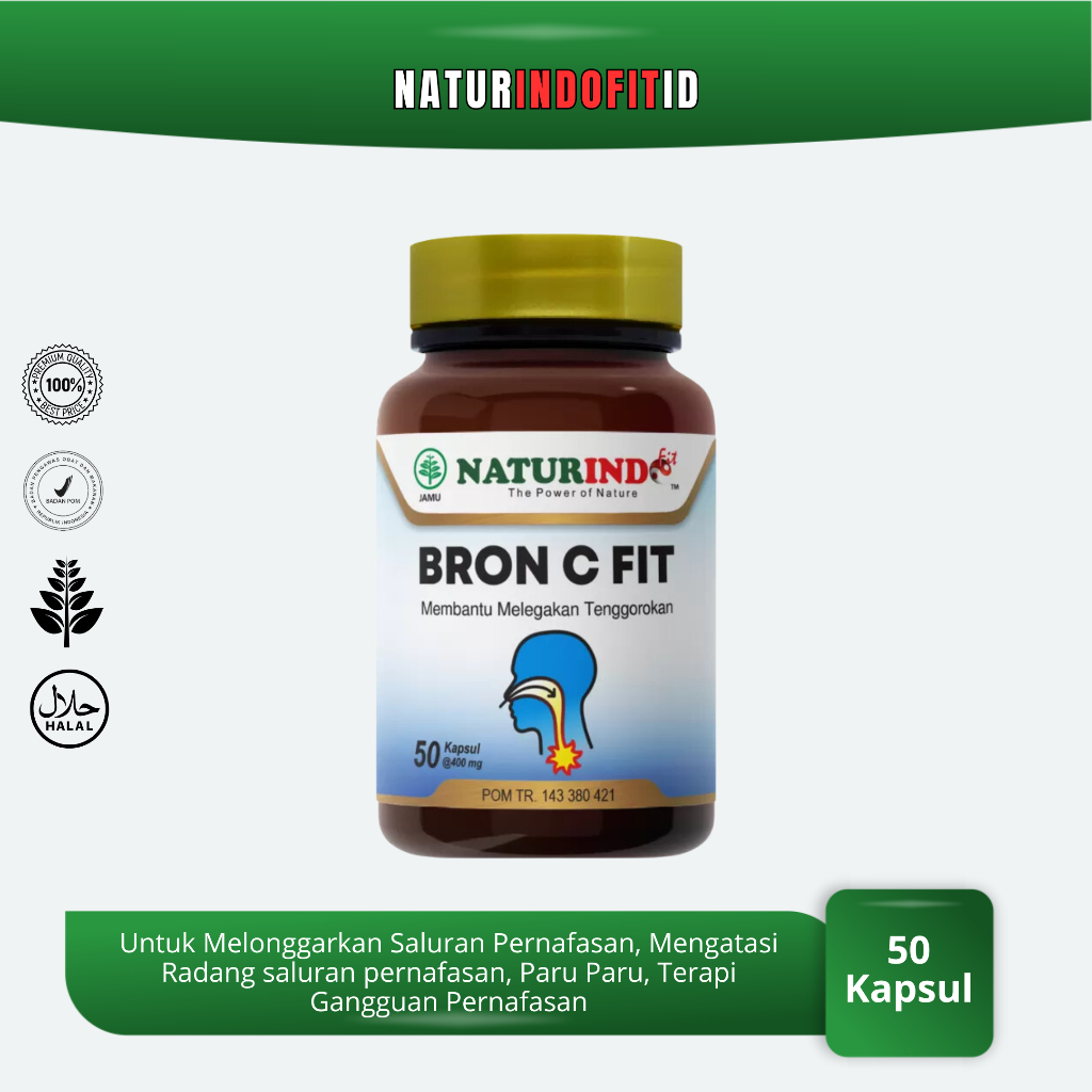 Naturindo Fit - Bron C Fit 50 Kapsul
