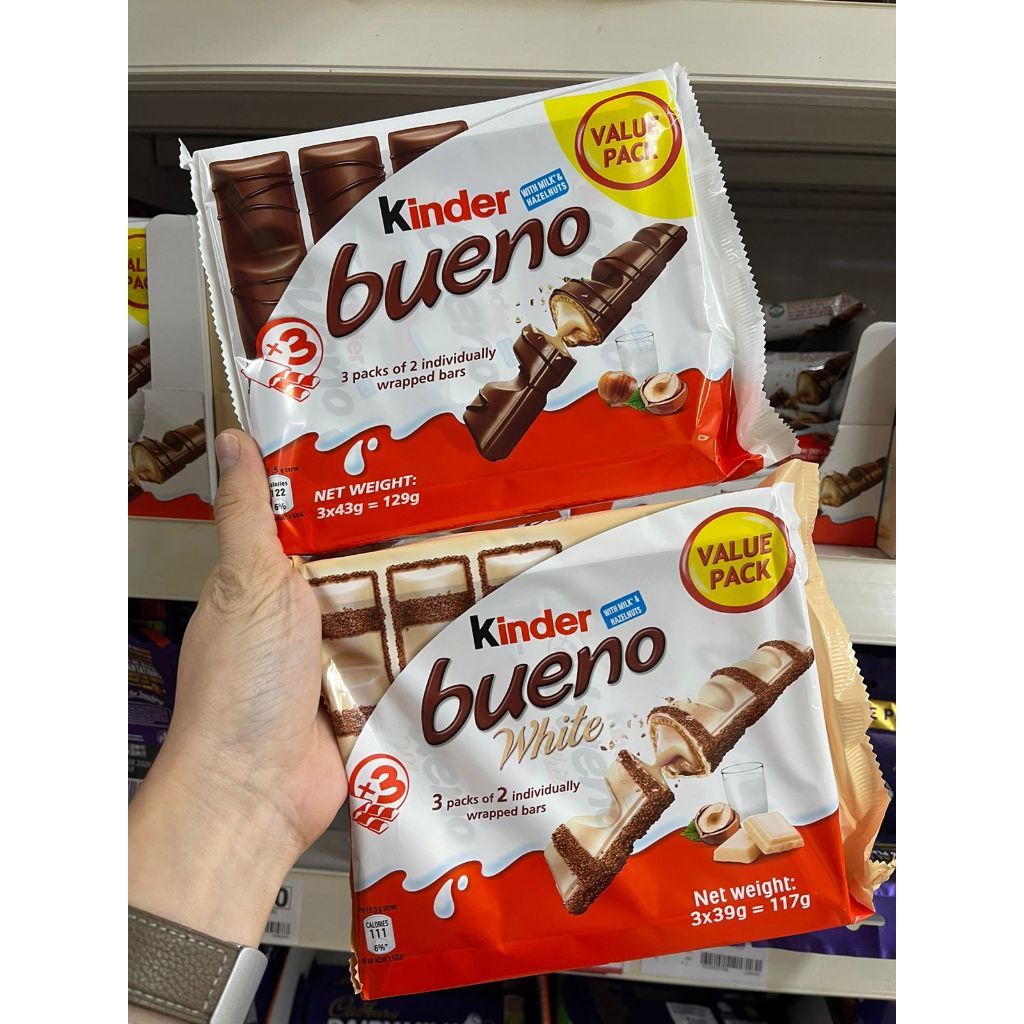 

KINDER BUENO CHOCOLATE 117g
