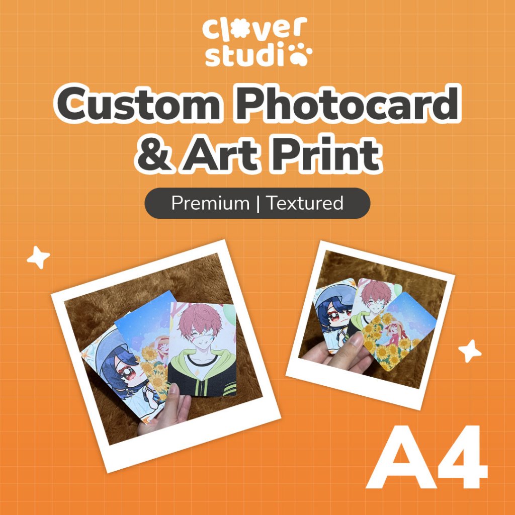 

[Per A4] PREMIUM Custom Cetak Photocard & Art Print