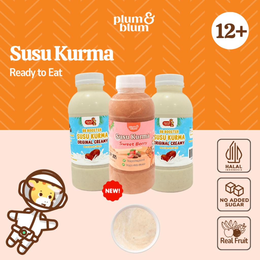 

Plum & Blum Susu Kurma Milky No Sugar BB Booster