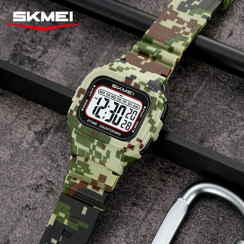 Jam pria Skmei 2343 segi digital free gift box