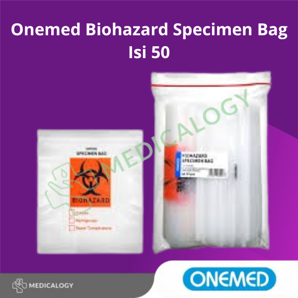 Onemed Biohazard Specimen Bag Isi 50