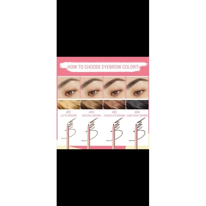 Pensil alis pinkflash