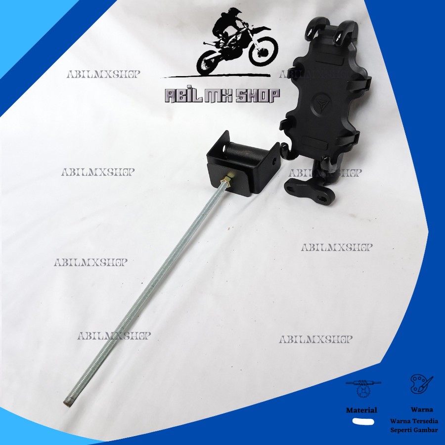 PAKET HOLDER GPS HP NINJA GSX CBR ZX25R PHONE HOLDER MOTOWOLF ALUMUNIUM STANG MOTOR BRAKET BRACKET B